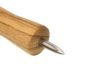 Lade das Bild in den Galerie-Viewer, Dosenlocher Edelstahl 5 mm mit Holzgriff (Eichenholz) - Made in Germany