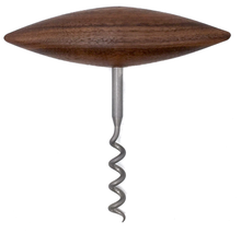 Lade das Bild in den Galerie-Viewer, Premium Korkenzieher - Holzgriff Nussbaum - Edelstahl mattiert